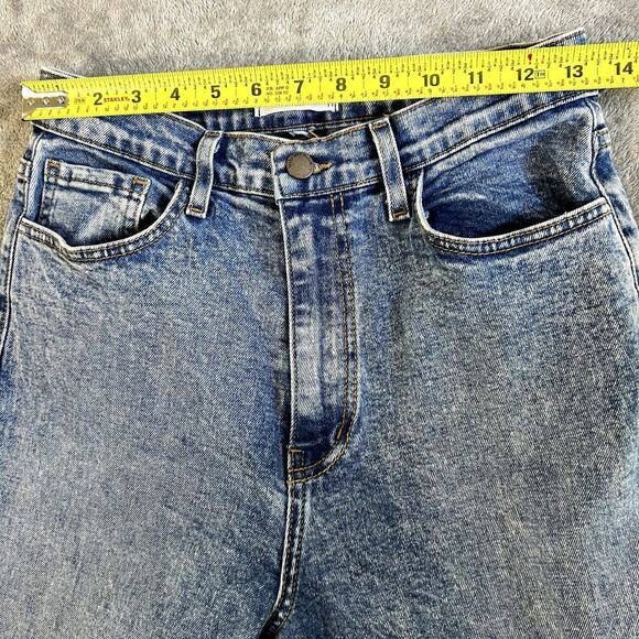 VTG Swank A Posh Wide Leg Baggy Jeans Distressed Y2K Skater Grunge USA Size 6 - Picture 6 of 10